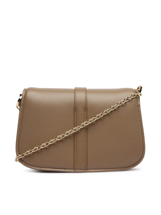 Tommy Hilfiger Tommy Hilfiger Handtasche Th Heritage Chain Crossover AW0AW19319 Beige