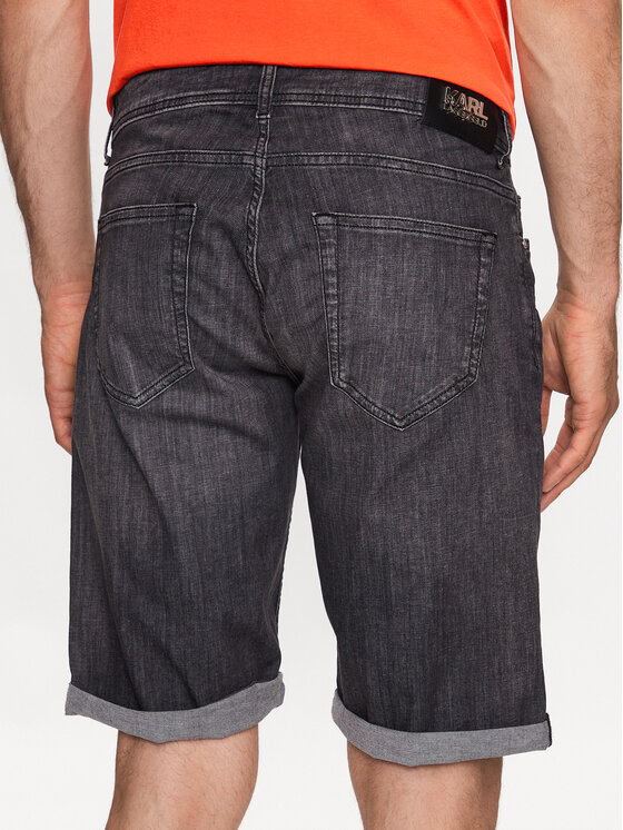 KARL LAGERFELD KARL LAGERFELD Дънкови шорти 265820 532833 Черен Regular Fit