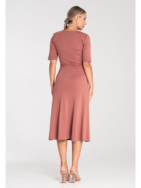FIGL FIGL Abito da cocktail M1033 Marrone Regular Fit