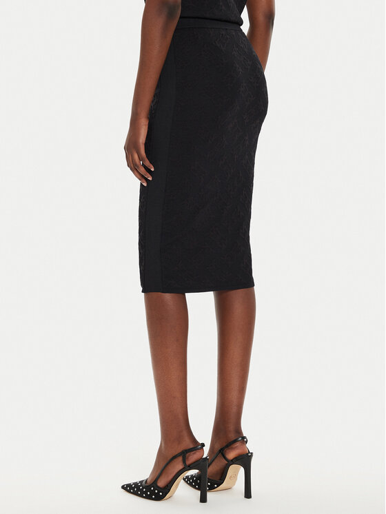 PINKO PINKO Pouzdrová sukně Gonna 103973 A21T Černá Slim Fit