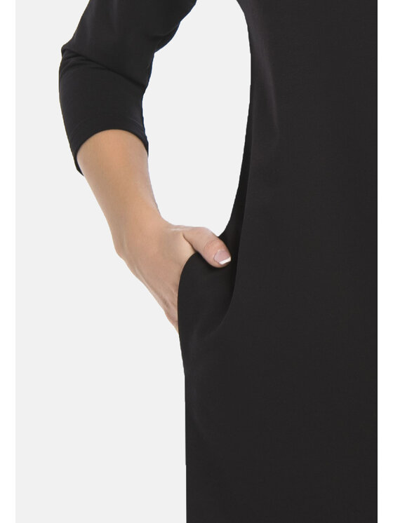Teyli Teyli Sukienka 356 Czarny Standard Fit