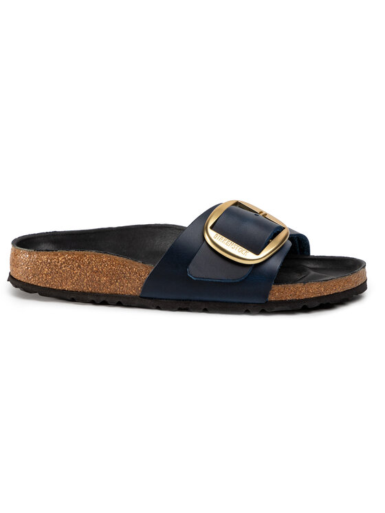 Birkenstock Birkenstock Klapki Madrid Big Buckle 1012361 Granatowy