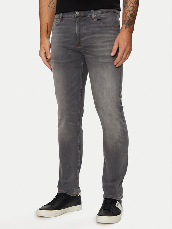 Boss Jeans Delaware 50520969 Grigio Slim Fit, taglia : 38_34