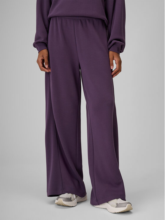 4F 4F Spodnie dresowe ESSENTIAL Fioletowy Regular Fit