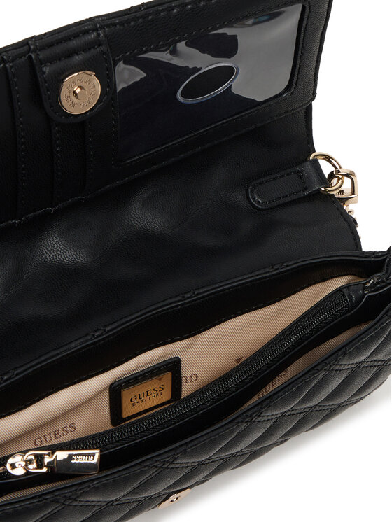 Guess Guess Geantă Giully II Mini HWQG96 73750 Negru