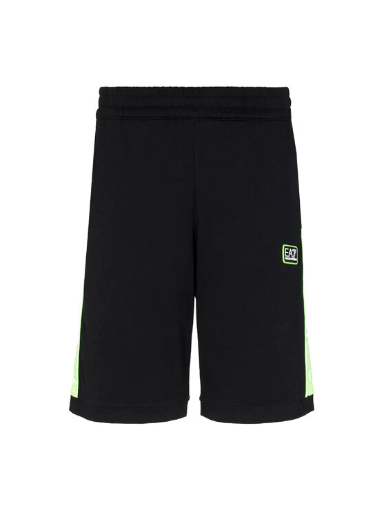 EA7 Emporio Armani EA7 Emporio Armani Šortky 3LPS61-PJ05Z Černá Regular Fit