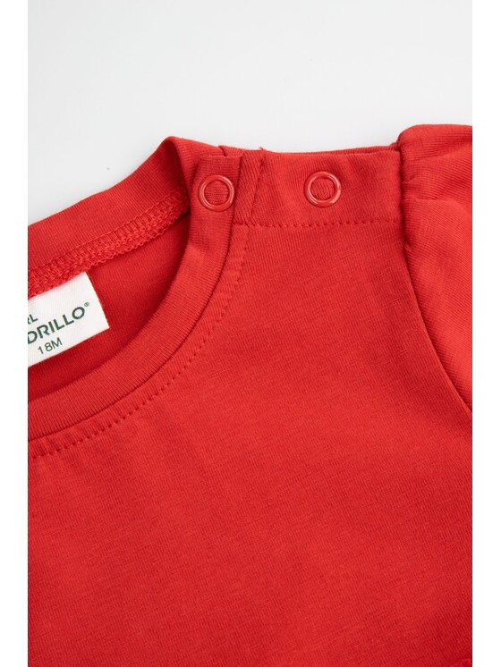 Coccodrillo Coccodrillo Sukienka ZC5129601EBG-009 Czerwony Regular Fit