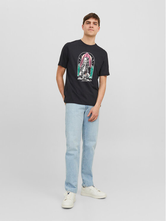 Jack&Jones Jack&Jones T-shirt 12241950 Crna Standard Fit