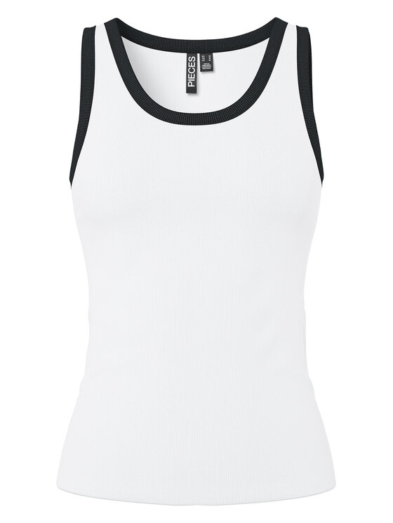 Pieces Pieces Top May 17154484 Weiß Slim Fit