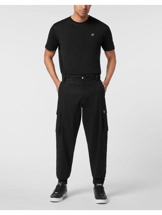 PHILIPP PLEIN PHILIPP PLEIN Spodnie cargo 26125 Czarny Cargo Fit