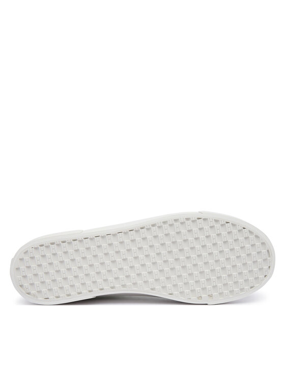 Tommy Hilfiger Tommy Hilfiger Sneakersy Washed Canvas Platform Trainers FW0FW09172 Zielony