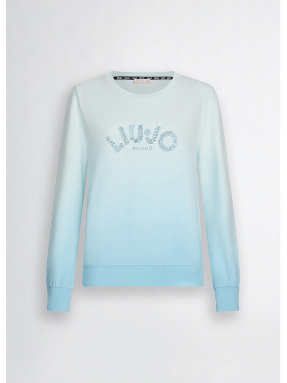 Liu Jo Liu Jo Felpa TA5114FS090M9112 Celeste Regular Fit