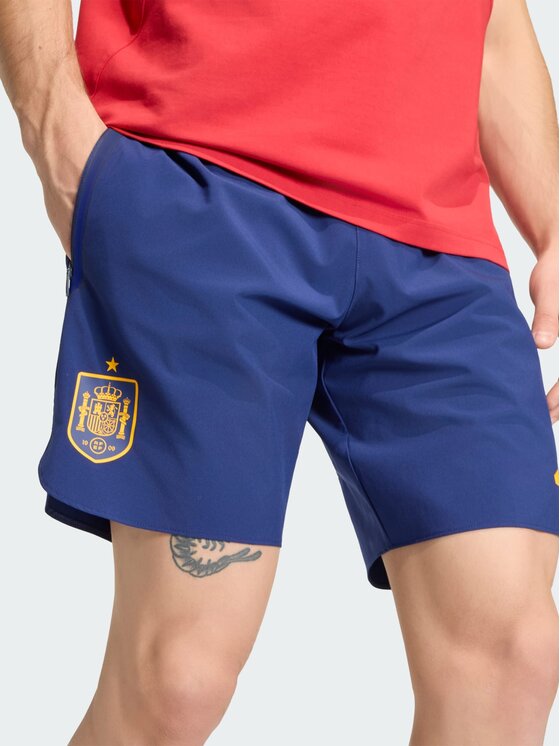 adidas adidas Szorty sportowe Hiszpania Błękitny Regular Fit