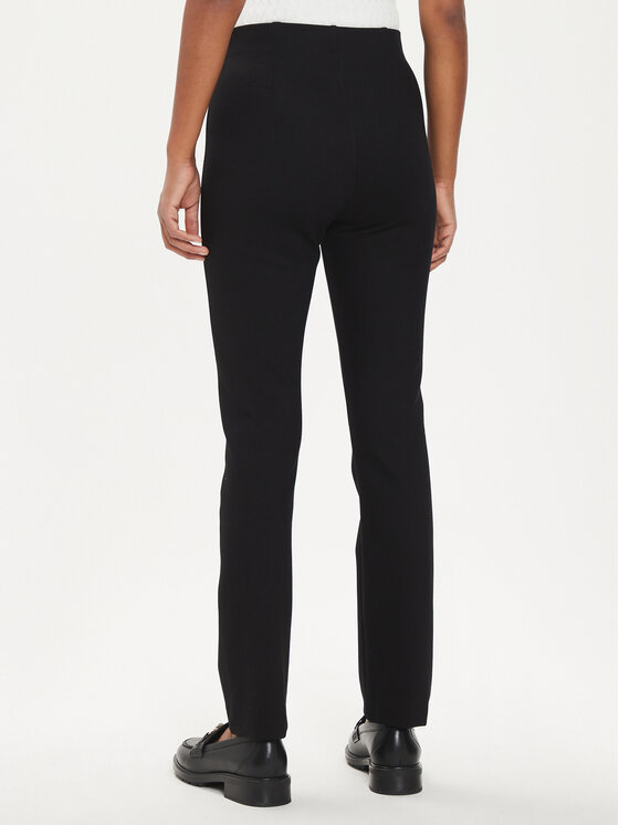 Tommy Hilfiger Tommy Hilfiger Medžiaginės kelnės Elevated WW0WW39721 Juoda Slim Fit