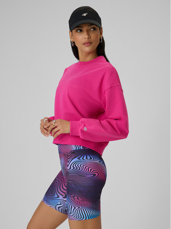 4F 4F Bluza AFTERLIGHT Różowy Regular Fit