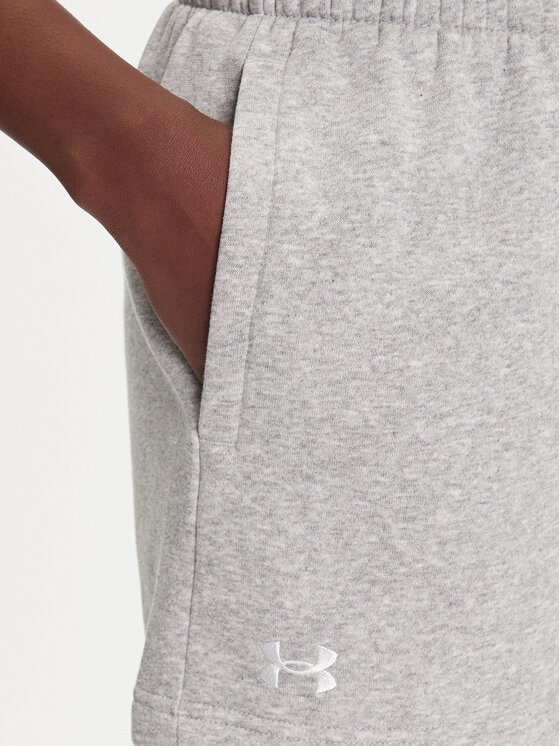 Under Armour Under Armour Športne kratke hlače Rival Fleece Short 1382723-011 Siva Loose Fit