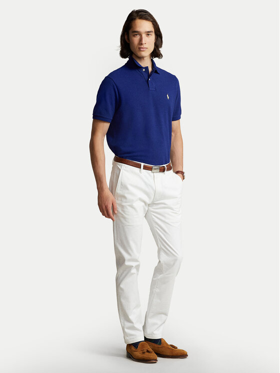 Polo Ralph Lauren Polo Ralph Lauren Polo marškinėliai Core Replen 710795080 Tamsiai mėlyna Slim Fit