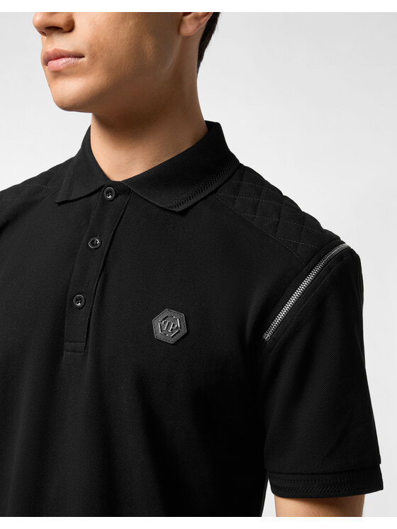 PHILIPP PLEIN PHILIPP PLEIN Polokošile 27125 Černá Slim Fit