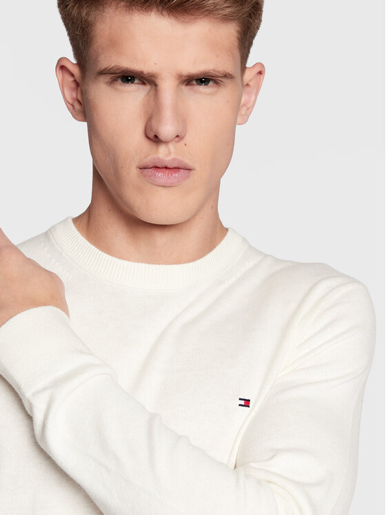 Tommy Hilfiger Tommy Hilfiger Светр MW0MW28046 Écru Regular Fit