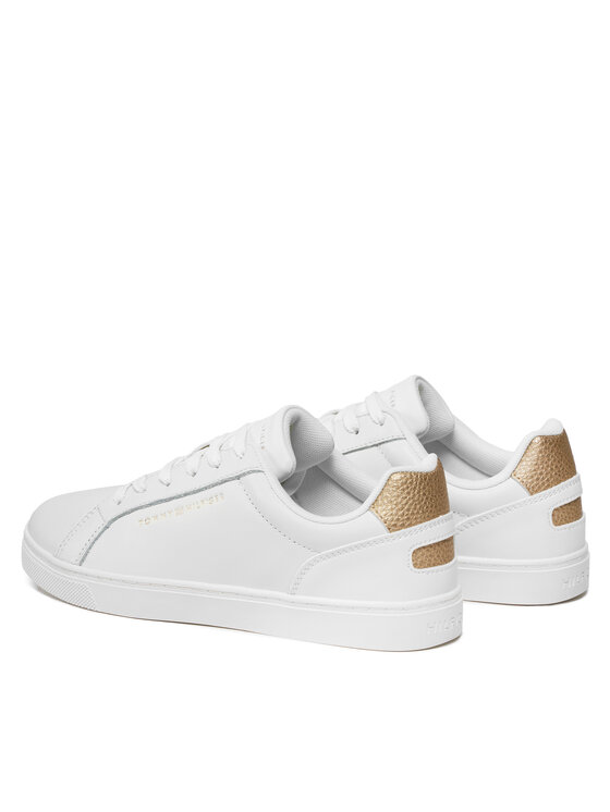 Tommy Hilfiger Tommy Hilfiger Снікерcи Essential Cupsole Sneaker Gold FW0FW07869 Écru