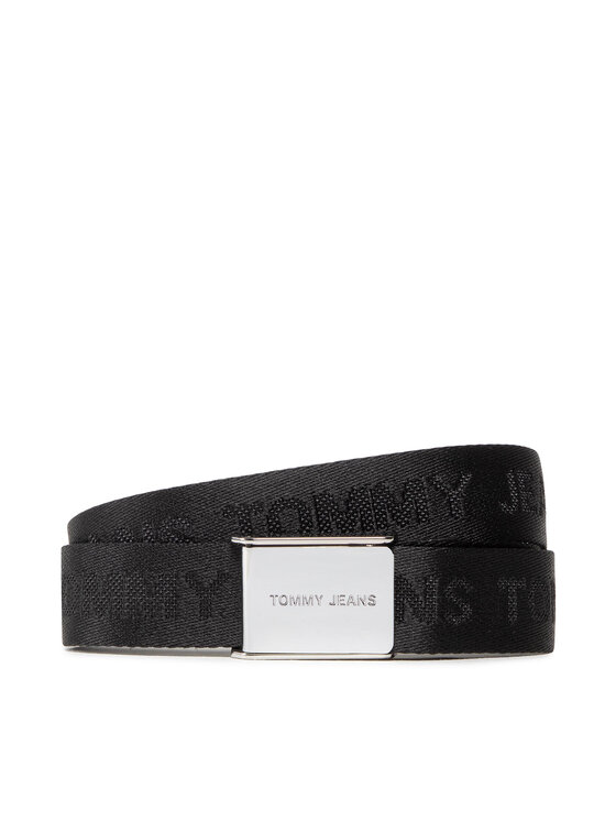 Tommy Jeans Tommy Jeans Ženski remen Tjw Fashion Webbing Belt 3.0 AW0AW11862 Crna