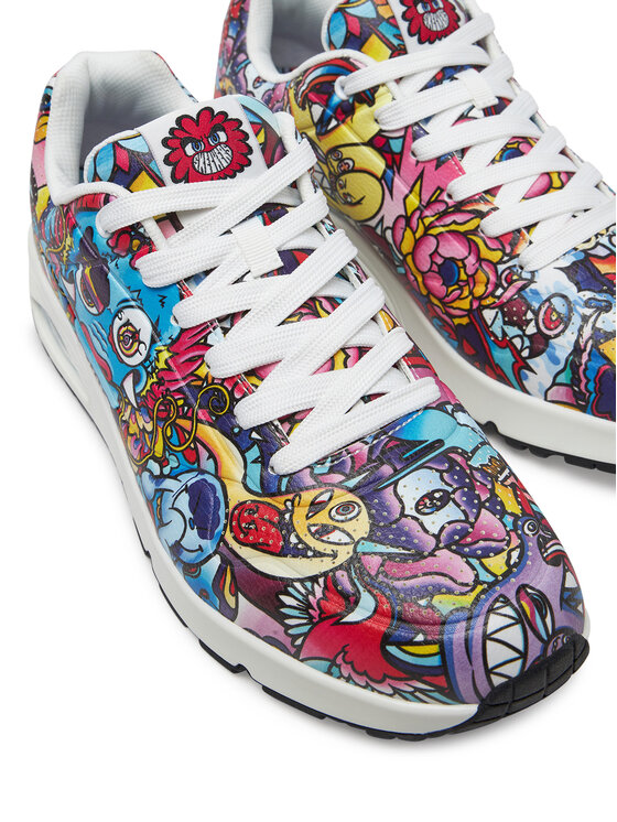 Skechers Skechers Sneakersy Uno - Color Doodle 183500/MLT Kolorowy