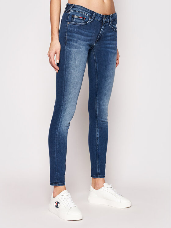 Tommy Jeans Džinsi Sophie DW0DW09214 Tumši zils Skinny Fit