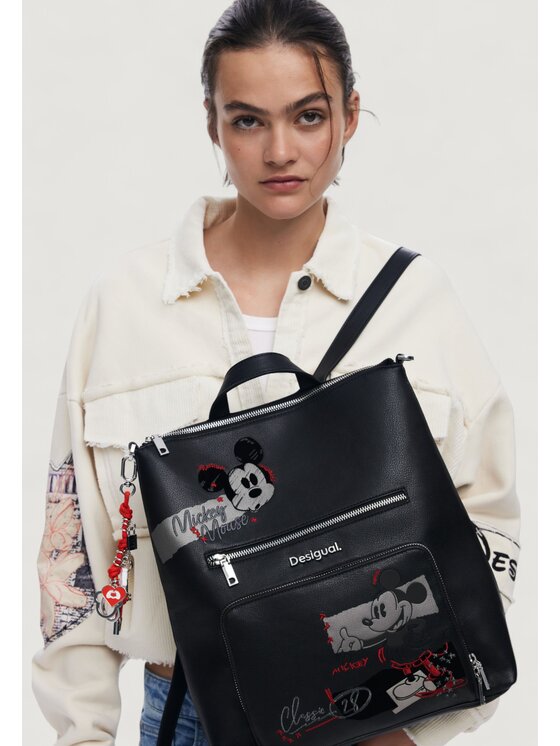 Desigual Desigual Σακίδιο BACK_MICKEY ROCK PRETORIA Μαύρο