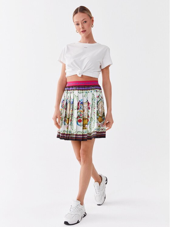 Versace Jeans Couture Versace Jeans Couture Плисирана пола 74HAE813 Цветен Regular Fit