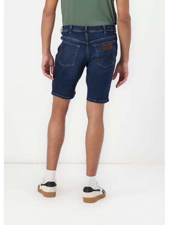 Wrangler Wrangler Pantaloncini di jeans TEXAS SHORTS Blu Regular Fit