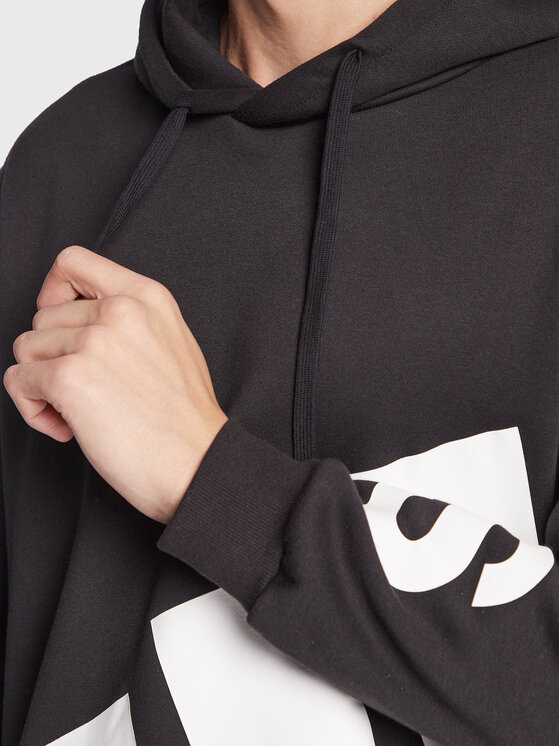 adidas adidas Džemperis Essentials Giant Logo HL6925 Juoda Loose Fit