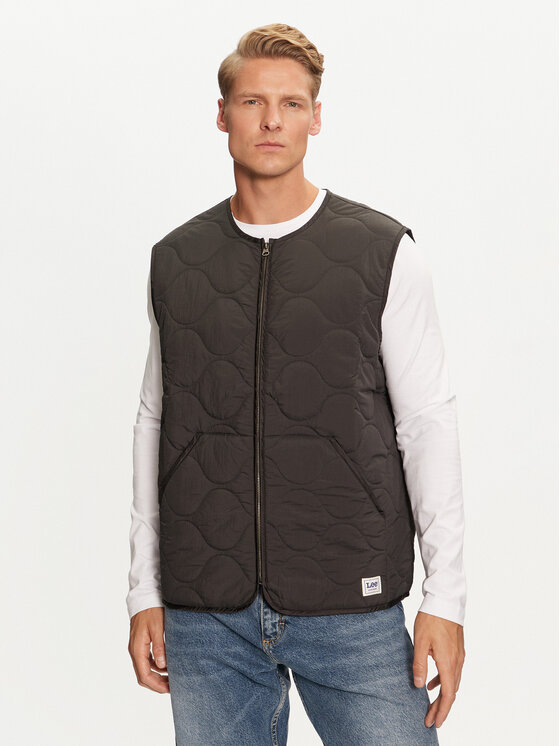 Lee Gilet 112341650 Noir Regular Fit