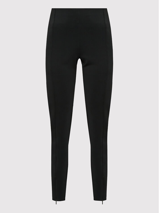 Calvin Klein Curve Hlače iz tkanine Inclusive Tech K20K203706 Črna Regular Fit