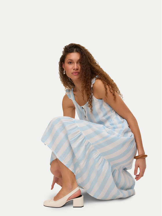 Vero Moda Vero Moda Rochie de vară Linn 10322614 Albastru celest Regular Fit