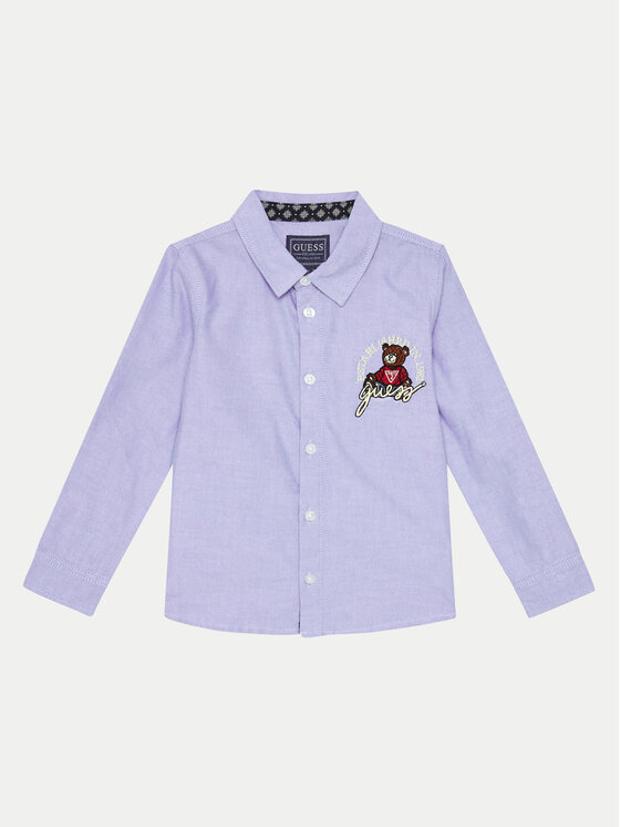 Guess Guess Сорочка N4BH08 W9CL0 Голубий Regular Fit