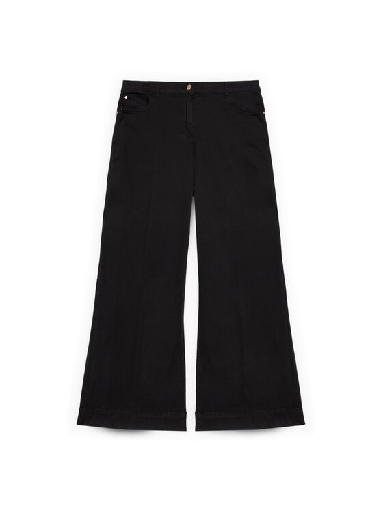 Fiorella Rubino Fiorella Rubino Spodnie materiałowe P709T005162N033 Czarny Regular Fit