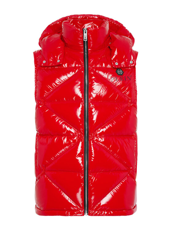 PHILIPP PLEIN PHILIPP PLEIN Giubbotto piumino 61 Rosso Regular Fit