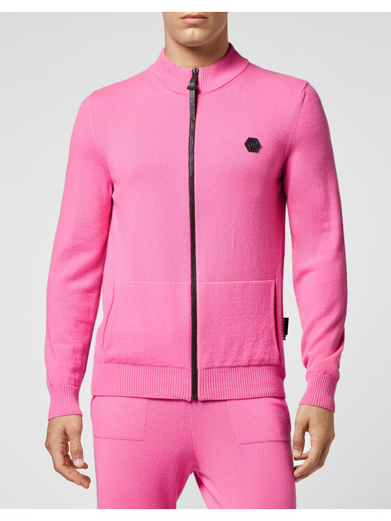 PHILIPP PLEIN PHILIPP PLEIN Dres 3077 Różowy Regular Fit