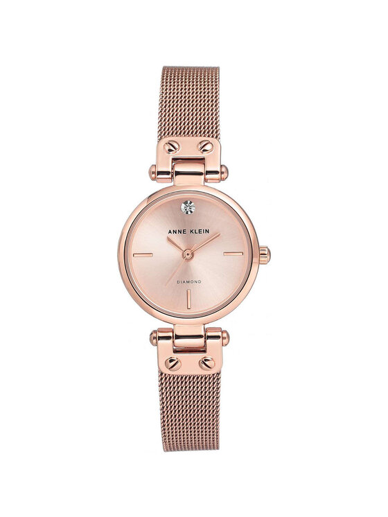 Anne Klein Anne Klein Zegarek AK/3002RGRG Różowe złoto