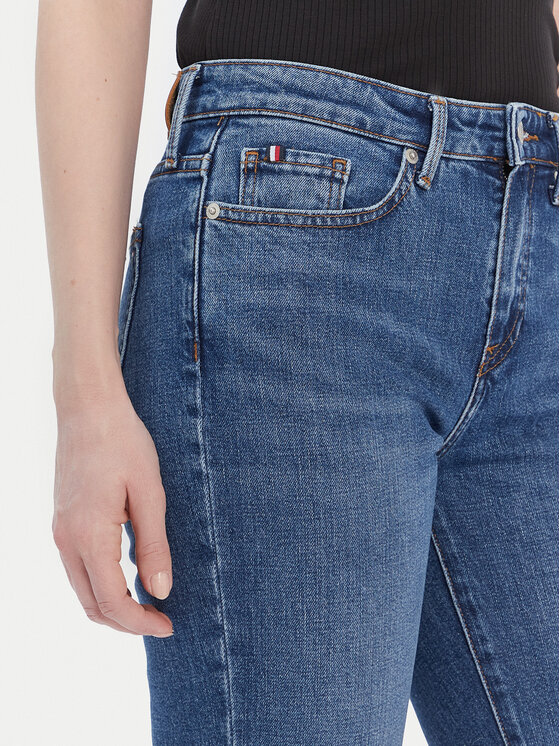 Tommy Hilfiger Tommy Hilfiger Blugi WW0WW45674 Albastru Bootcut Fit
