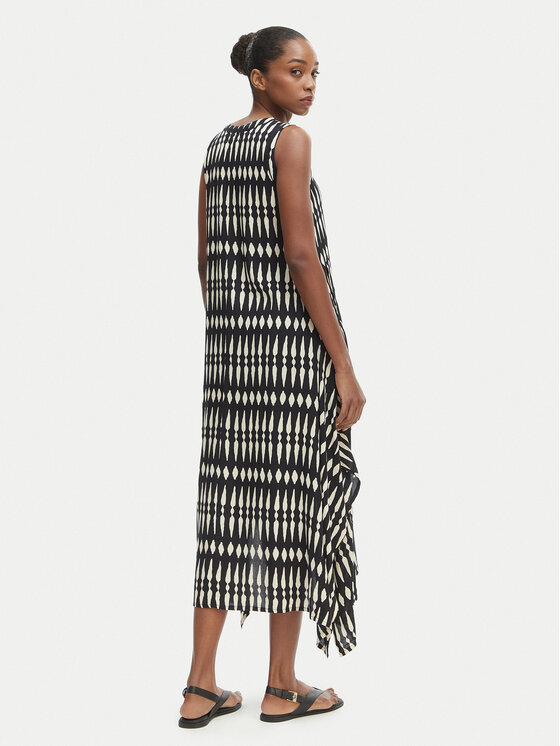 Iconique Iconique Sommerkleid Elsie IC26-111 Schwarz Regular Fit