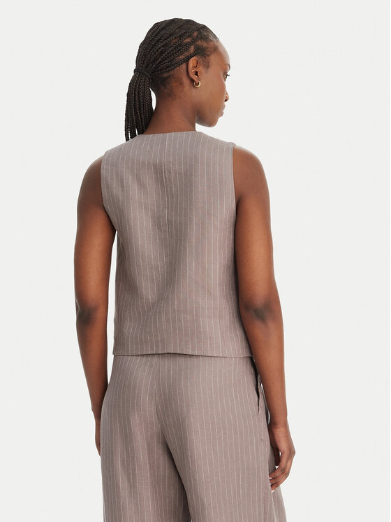Eleh Eleh Vestă de costum SS260027 Gri Oversize