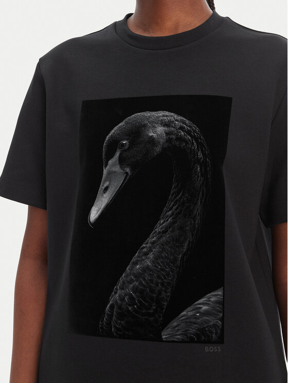 BOSS BOSS T-Shirt Eharpa2 50563277 Schwarz Regular Fit