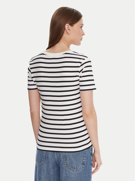 Tommy Hilfiger Tommy Hilfiger Póló WW0WW40584 Fehér Regular Fit