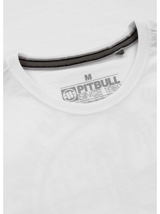 PITBULL PITBULL T-Shirt SAN DIEGO BORN Biały Regular Fit