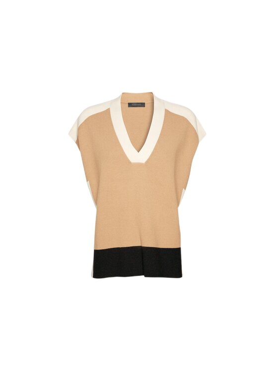 Elena Mirò Elena Mirò Maglione M445Z000583N0B1 Beige Regular Fit