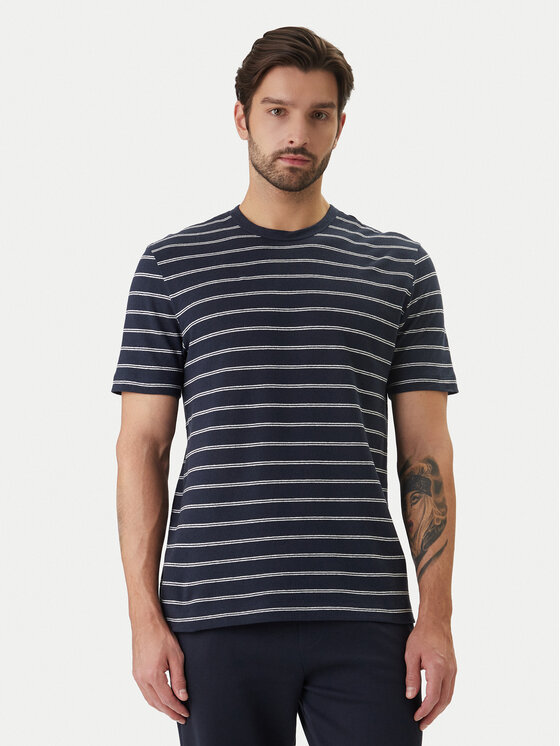 BOSS BOSS T-krekls H-Taut 235 50559166 Tumši zils Regular Fit