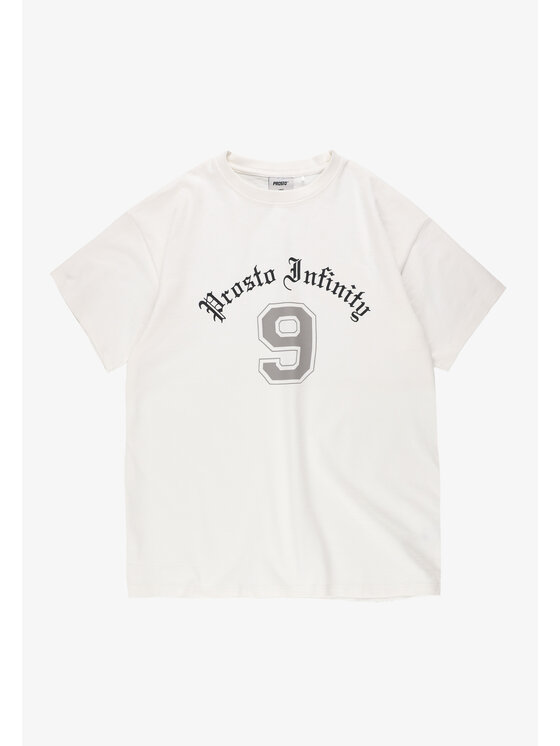 PROSTO. PROSTO. T-Shirt Nine Biały Oversize