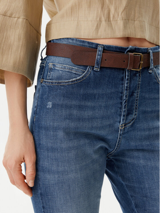 Please Please Jeans P2TDBQ2W5L Blu Straight Leg