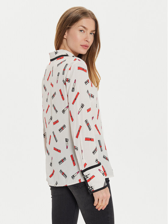 Motivi Motivi Koszula 5163Q100684N Biały Regular Fit